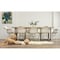 Homeroots 2 x 2 x 6 in. New Zealand Double Sheepskin Rug Natural 293193 - alternate 4